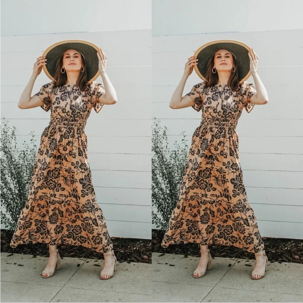Anthropologie Somerset Floral Maxi Dress in XS - Picture 2 of 10